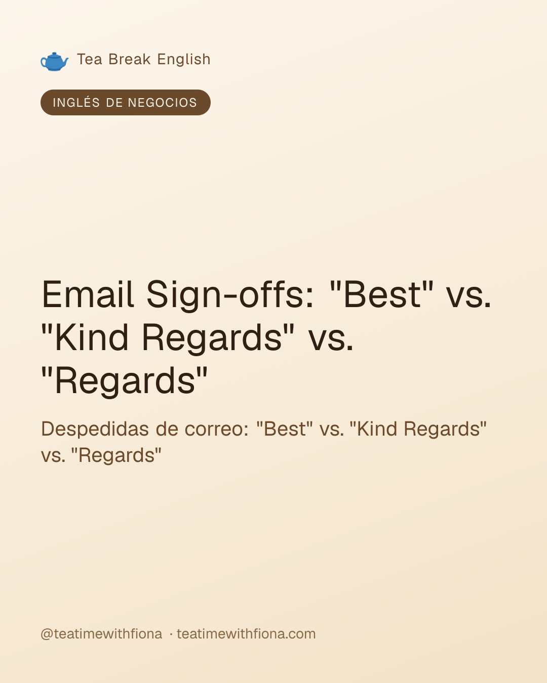 Email Sign-offs: "Best" vs. "Kind Regards" vs. "Regards"